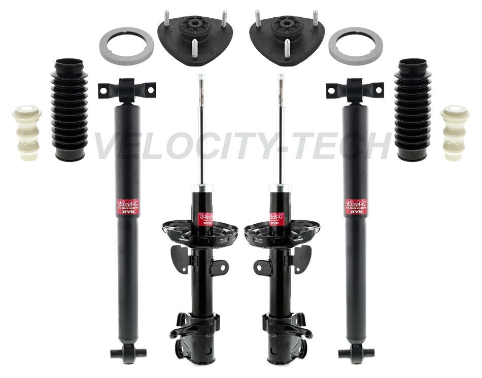 KYB Excel-G Front & Rear Struts Shocks Mounts Boots for 2009-2015 Honda Pilot