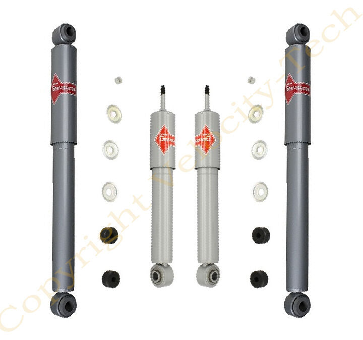 KYB GAS A JUST SHOCKS FOR 86-95 TOYOTA PICK UP 4WD 86-89 4RUNNER 4WD FULL SET