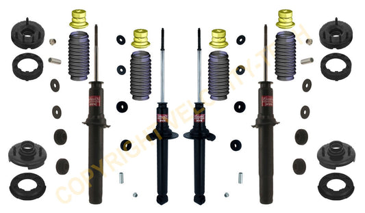 KYB EXCEL-G SHOCKS MOUNTS BOOTS 03-07 HONDA ACCORD 04-08 ACURA TL FULL SET OF 4