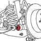 SPC REAR TOE KIT CHRYSLER 300 PACIFICA DODGE CHARGER CHALLENGER 66055 (PAIR)
