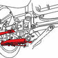 SPC Rear Performance 6-arm Camber Toe Setback Kit Porsche 996 997 Boxter Cayman