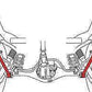 SPC REAR CONTROL ARM KIT 91-97 TOYOTA LAND CRUISER 25960 (PAIR)