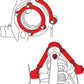 SPC FRONT CAMBER KIT ADJUSTABLE CONTROL ARMS FITS G35 350Z 73000 (BOTH SIDES)
