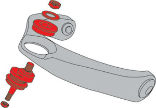 SPC CAMBER CASTER KIT FRONT ADJUSTABLE GMC CHEVROLET 23960 (PAIR)