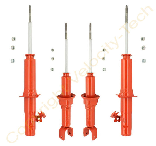 KYB AGX ADJUSTABLE SHOCKS 92-01 HONDA PRELUDE FULL SET OF 4